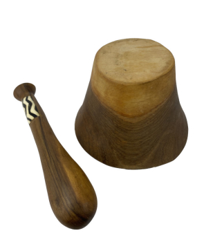 Mörser aus Olivenholz